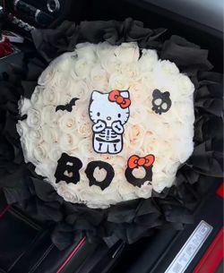 Hello Kitty Halloween Rose Bouquet