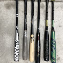 Variety of BBCOR baseball Bats