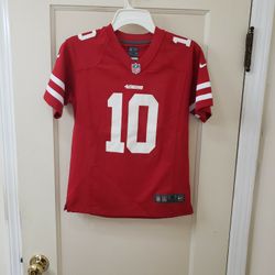 SF 49er Garoppolo Jersey Youth Medium 