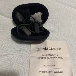 Blackweb Wireless Bluetooth Sport Earbuds Used Working Condition 