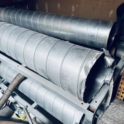 12" Duct Thick Metal Dust Collection Ductwork System :Gates, Reducers, V's Woodworking 