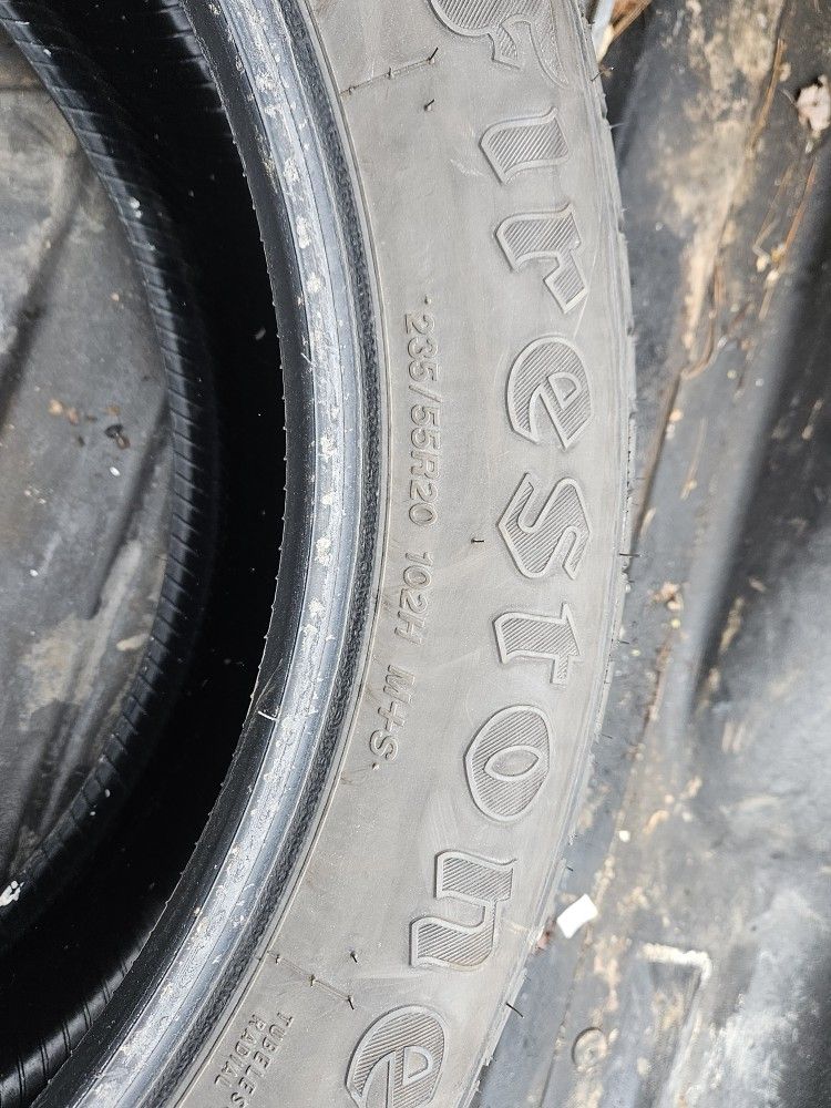 Two 235 55 20 Tires
