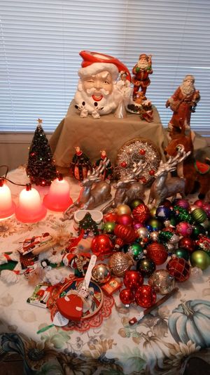 lots of christmas decorations and xmas ornaments vintage santa pitcher vintage christmas reindeer - Vintage Christmas Decorations For Sale lots of christmas decorations and xmas ornaments vintage santa pitcher vintage christmas reindeer - Vintage Christmas Decorations For Sale