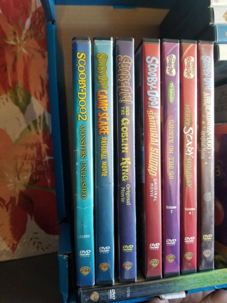7 DVDs Scooby Doo pack