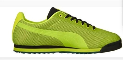 Rare Limited Edition Brand New Men's Size 7 Puma Roma, Safety Yellow