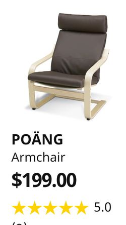 POÄNG Leather Chair