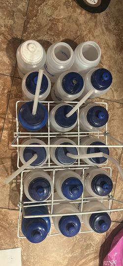 (2) water bottle sets plus 6 extras