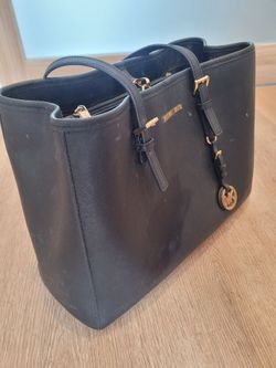 Michael Kors Black Saffiano Leather Tote Bag