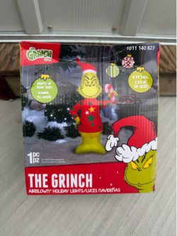 The grinch inflatable 4ft . NEW