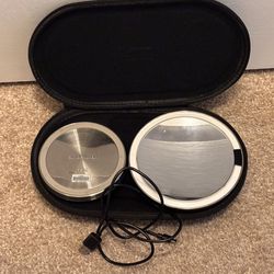Simplehuman Lighted Sensor Mirror w/ Travel Case – Works!