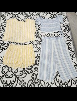 2 Torrid 1X 2pc Stripped Outfits