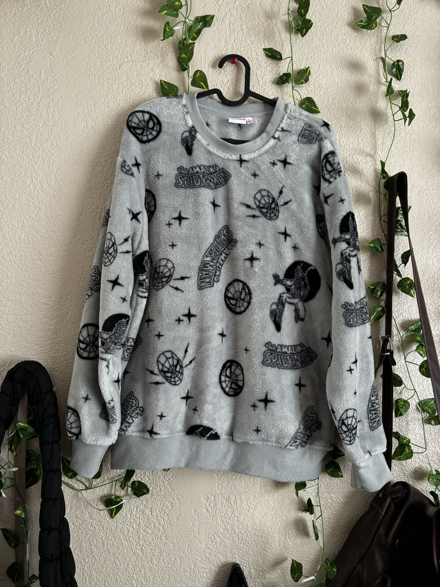 The Amazing Spider-Man Grey Fleece Sweatshirt
