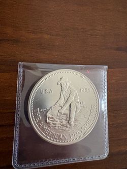1984 The American Prospector Silver Round