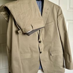 Men’s Banana Republic Suit Tan