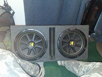 Dual Kicker Subwoofers in Ported Box