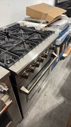 Single Oven Gas Range Forno 5 Burners 4.32 CU FT