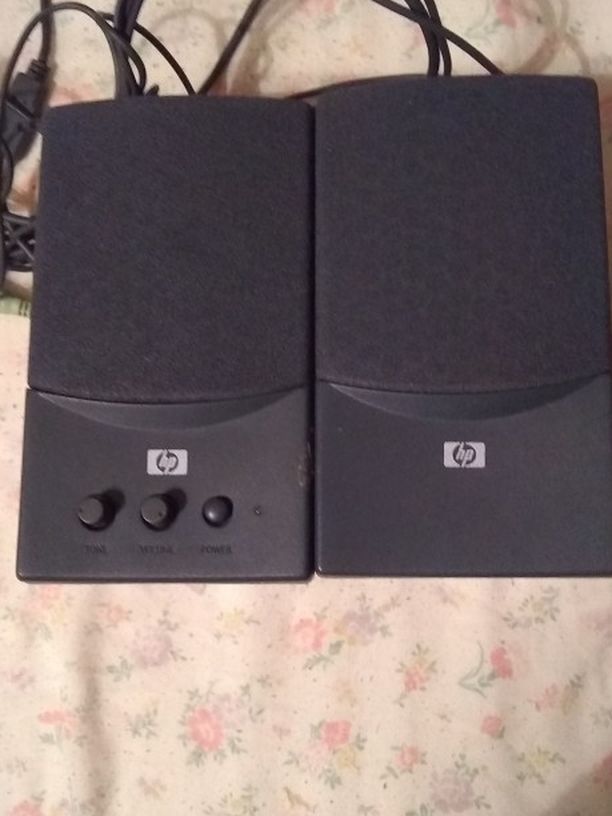HP Computer Speakers.