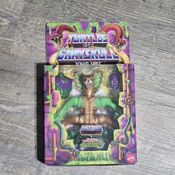 Mattel Master Of The Universe x TMNT TURTLES OF GRAYSKULL KING HISS New 2025