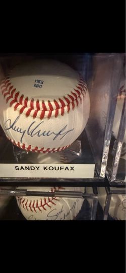 Sandy Koufax autographed ball