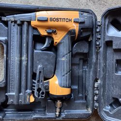 Stanley Bostitch Brad Nailer BT1855  Don’t know much about this-you’re welcome to come look and take it away. Thanks