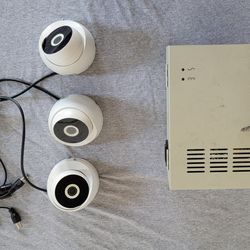 Security Cameras and Power Box
