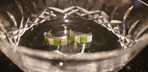 Turquoise and sterling silver ring and earrings