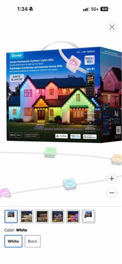 Govee Permanent Outdoor Lights Elite 183.7ft