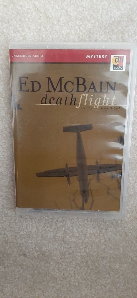 Ed McBain "Death Flight" mystery audio tape