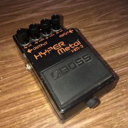 boss distortion pedal hm-3 hyper metal 