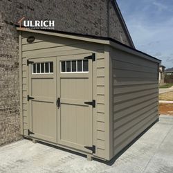 8x12 Lean-To Shed | Smart Lap Siding