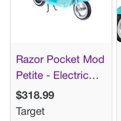 Electric Scooter Runs 8mph