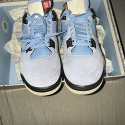 🧊 Jordan 4 Retro University Blue – Size 11.5 – Great Condition 🧊