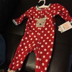 Girl Christmas jumpsuit 6M