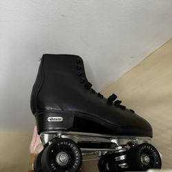 Black Pro Roller Skates 