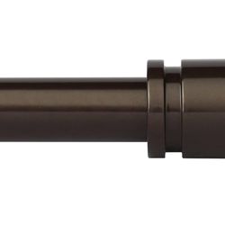 Window Curtain Rods- Black, Classy
