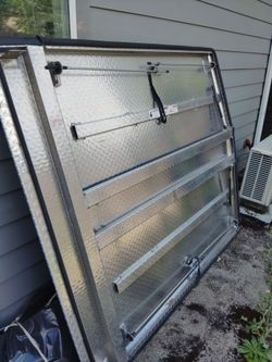 Diamond plate truck cover