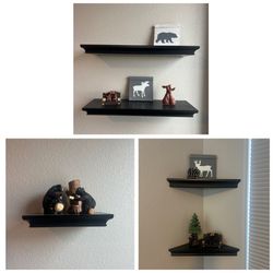 Floating Shelves - Black