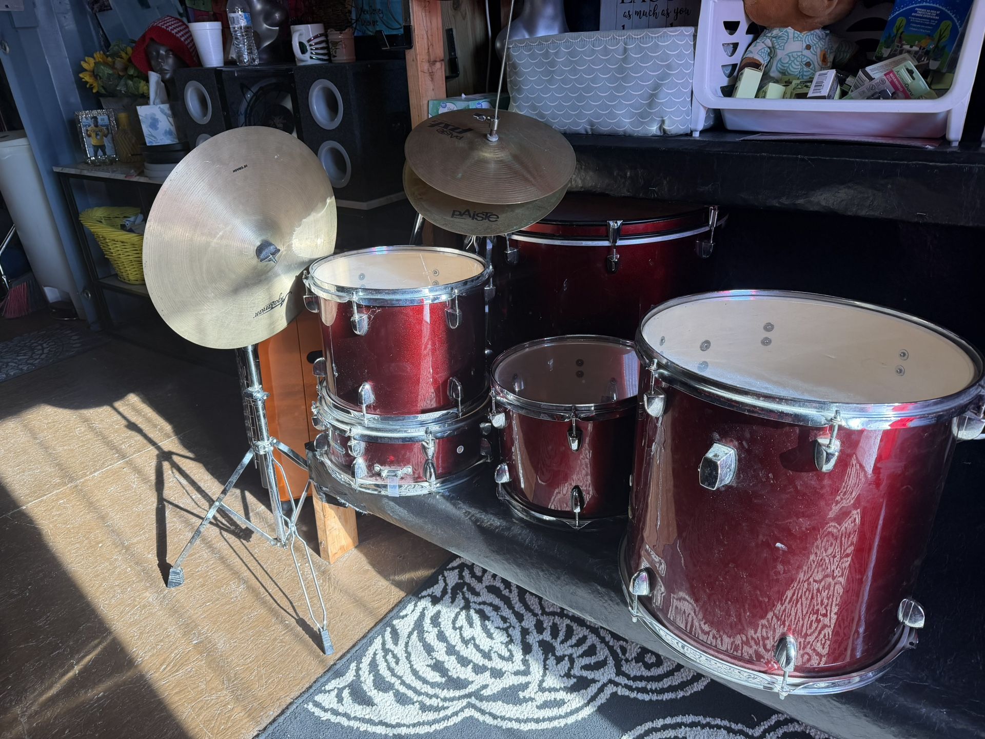 7 Pieces; Sound Precision Drum Set