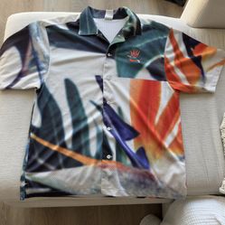 Nike Bowerman Just Do It Button Up Knit One Drive Beaverton OR 97005 Stitch Embroidered