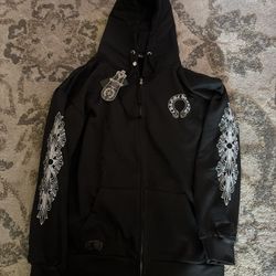 Chrome Hearts Style Hoodie - High Quality 