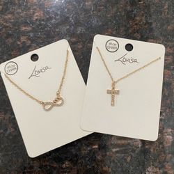 2 Lovisa Necklaces 45 CM Chains