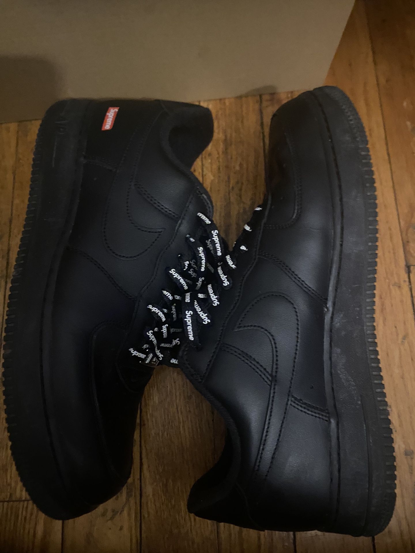 Supreme Black air forces size 11 (no box) 