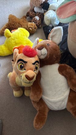 3 plush toys