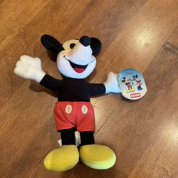 Vintage 1989 Disney Mickey Mouse Plush Playskool Shopping Available 