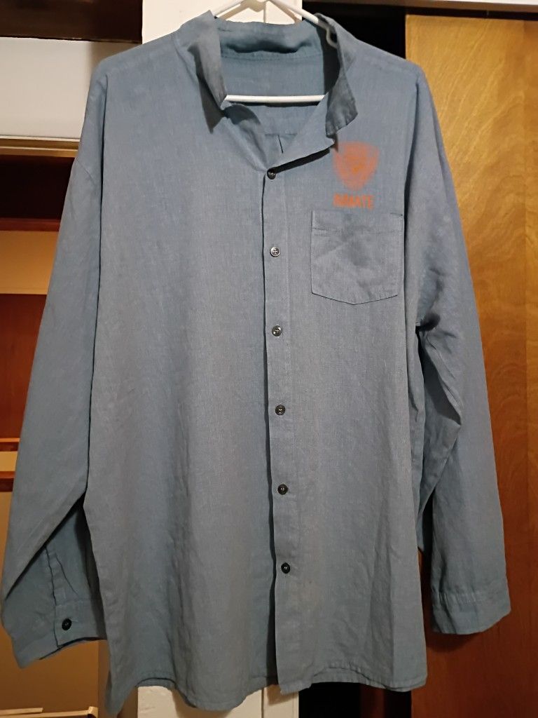 Inmate Visitation Button Up