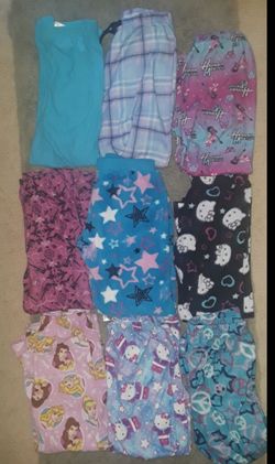 Girls pajama pants size 7/8