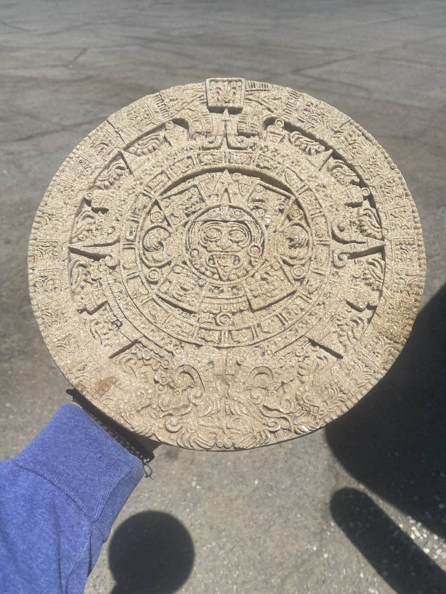 Mayan Aztec Calender Stone Plaque