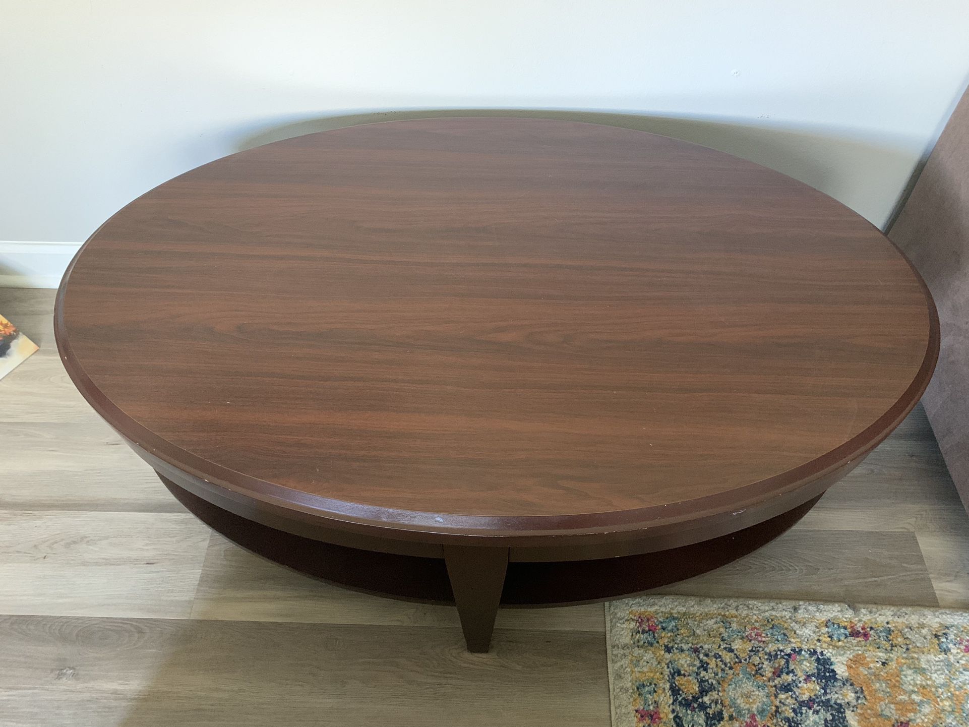 Two Tiered Brown  Coffee Table 