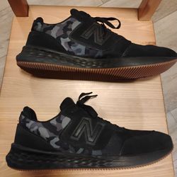 New Balance Men's Fresh Foam X70 V1 Sneaker All black & Camo Size 13