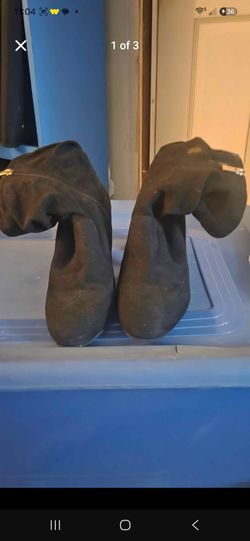 New Jessica Simpson suede heeled ankle boots sz 10